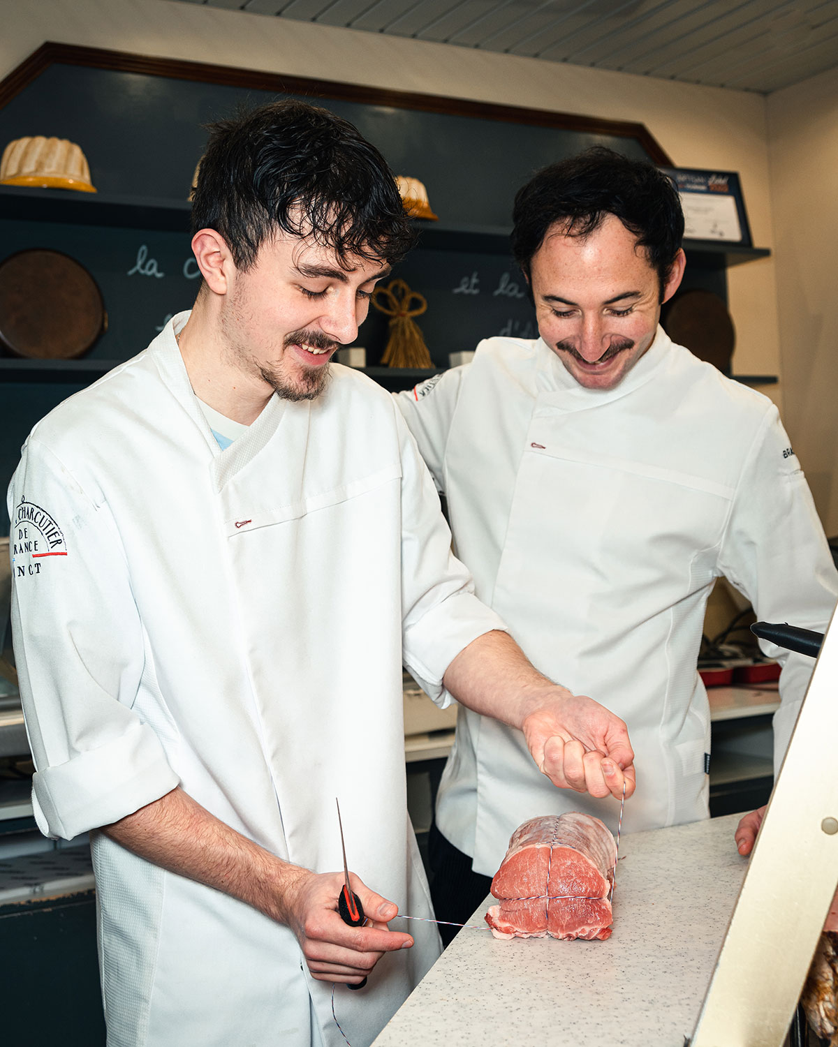 Charcutier-traiteur en action